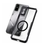 Cover GT 30 Pro Transparente con Borde Negro Magsafe