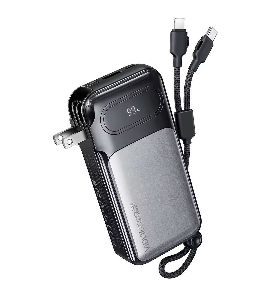 PB796 Multifunctional Fast Charging PowerBank PB796 C A Lightning - Imagen 1