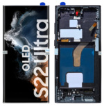 Pantalla Para Samsung S22 Ultra OLED Con Marco Negro + Instalacion