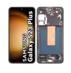 Pantalla Para Samsung S23 Plus OLED Con Marco Negro + Instalacion