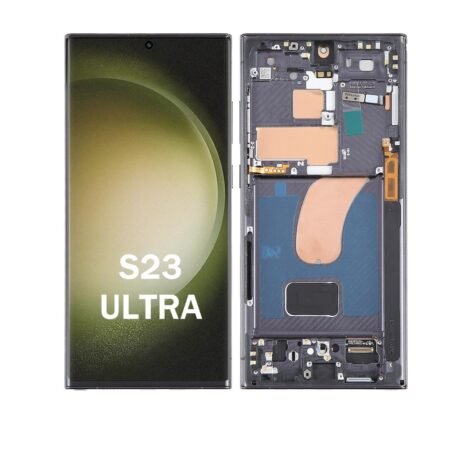Pantalla Para Samsung S23 Ultra ORI Con Marco Negro + Instalacion