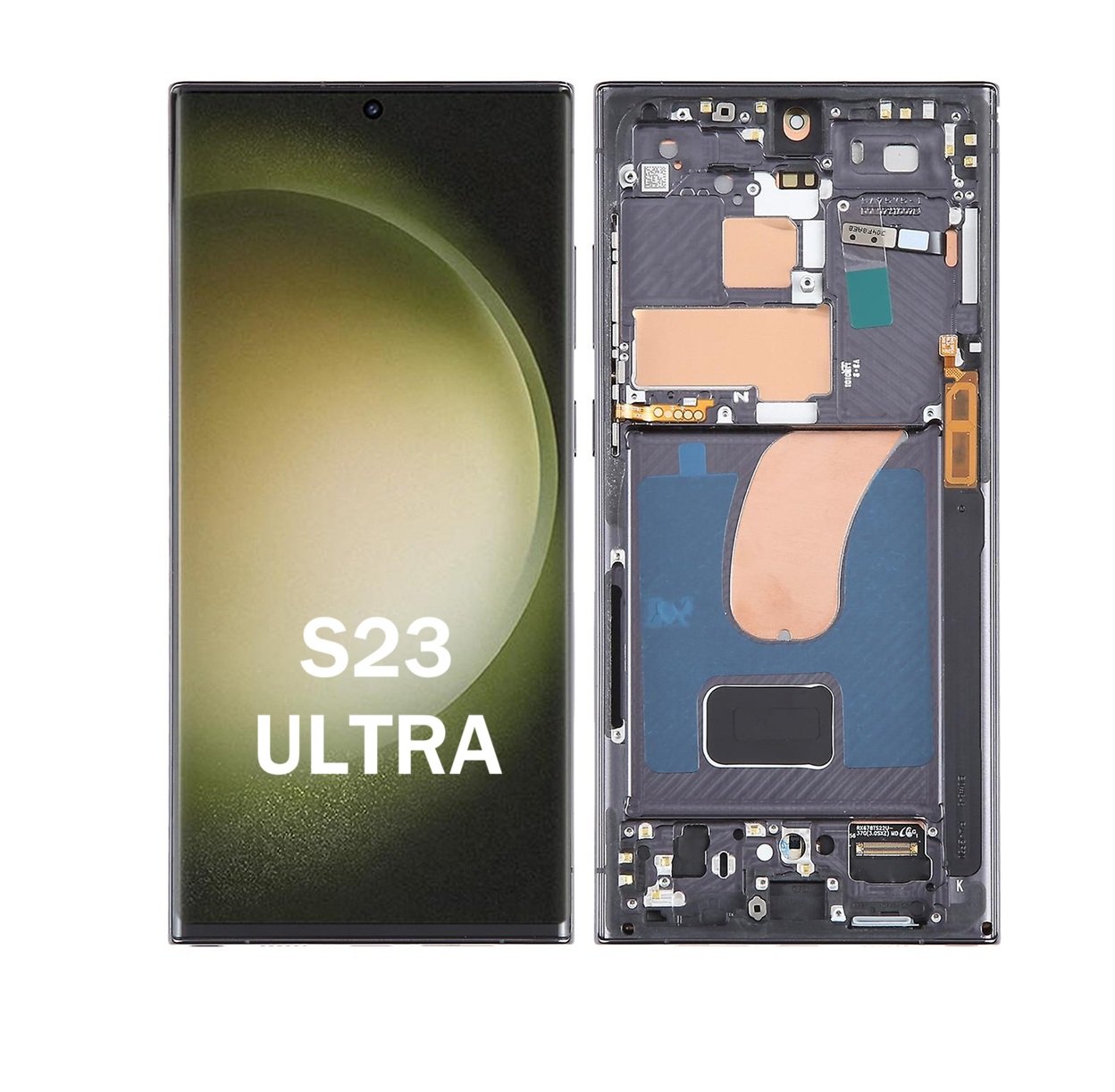 S23 ULTRA Pantalla Para Samsung S23 Ultra ORI Con Marco Negro + Instalacion - Imagen 1