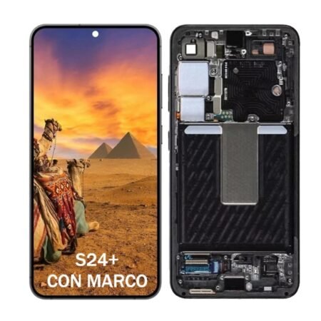 Pantalla Para Samsung S24 Plus ORI Con Marco Negro + Instalacion