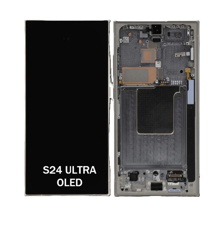 S24 ULTRA OLED Pantalla Para Samsung S24 Ultra OLED Con Marco Negro + Instalacion - Imagen 1