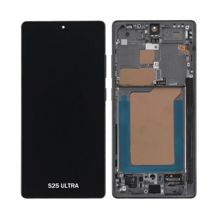 Pantalla Para Samsung S25 Ultra ORI Con Marco Negro + Instalacion