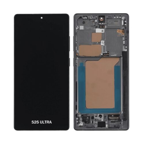 Pantalla Para Samsung S25 Ultra ORI Con Marco Negro + Instalacion