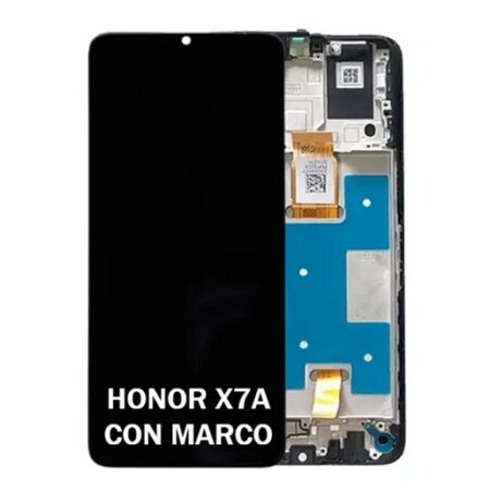 Pantalla para Honor X7A Con Marco + Instalación