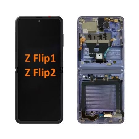 Pantalla para Samsung Z Flip 1 Azul + Instalacion
