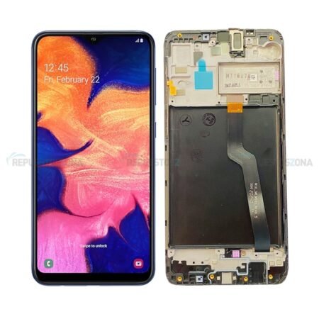 Pantalla Para Samsung A10 ORI Con Marco Negro + Instalacion