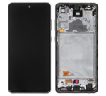 Pantalla Para Samsung A72 TOP ORI Con Marco Negro + Instalacion