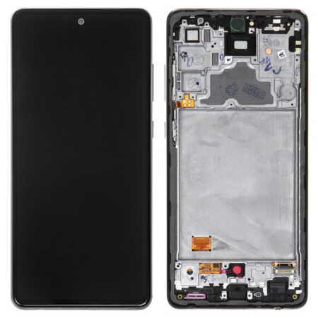 Pantalla Para Samsung A72 TOP ORI Con Marco Negro + Instalacion