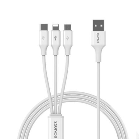 Romoss CB2513 USB a Lightning, C y Micro
