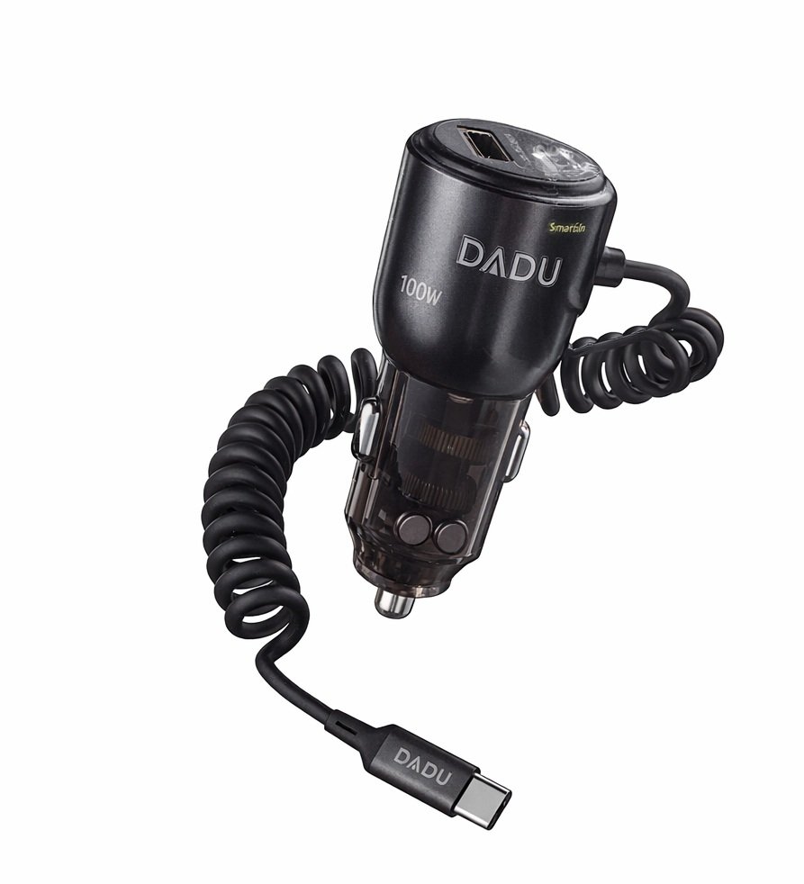 dadu car 100w DADU 100W Metal Springs Cable Type-C DC-181 - Imagen 1