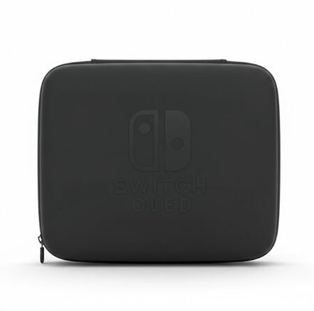 Estuche para Nintendo Switch Oled con logo Negro ES13