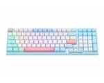 98 Key Mechanical Keyboard G38 White Blue Pink