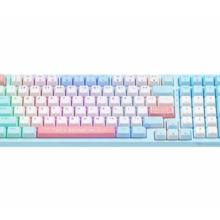 98 Key Mechanical Keyboard G38 White Blue Pink