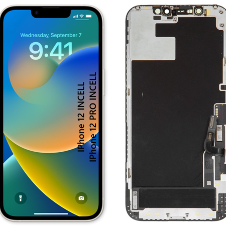 Pantalla Para iPhone 12 / 12 Pro INCELL Negro + Instalacion