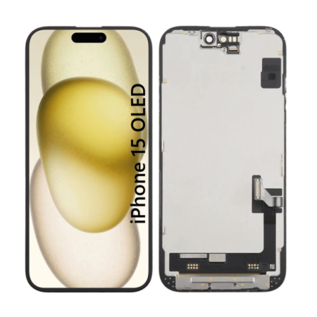 Pantalla Para iPhone 15 OLED Negro + Instalacion