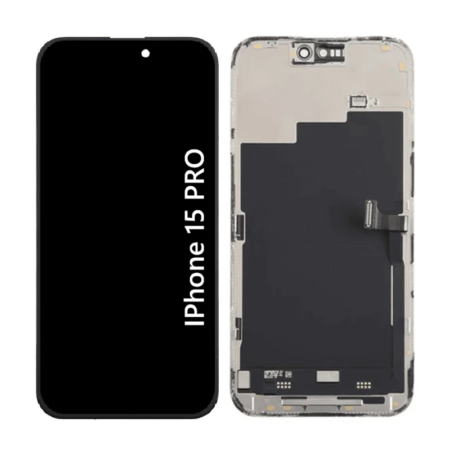 Pantalla Para iPhone 15 Pro ORI Negro + Instalacion