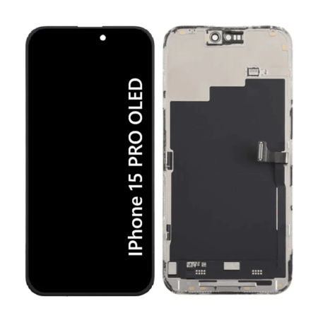 Pantalla Para iPhone 15 Pro OLED Negro + Instalacion