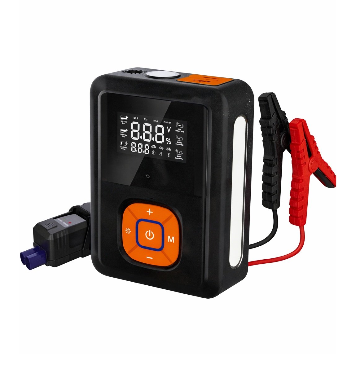 jump model 120 Jump Starter With Air Compressor M120-008 12V 150PSI - Imagen 1