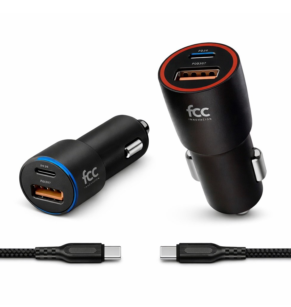 pd 48 c PD 48W FCC-8107 Pro 18W 30W Max Cable USB-C a USB-C - Imagen 1