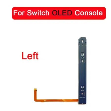 Riel Deslizante Repuesto para Nintendo Switch OLED Izquierdo L + Instalacion