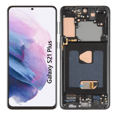 Pantalla Para Samsung S21 Plus ORI Con Marco Negro + Instalacion