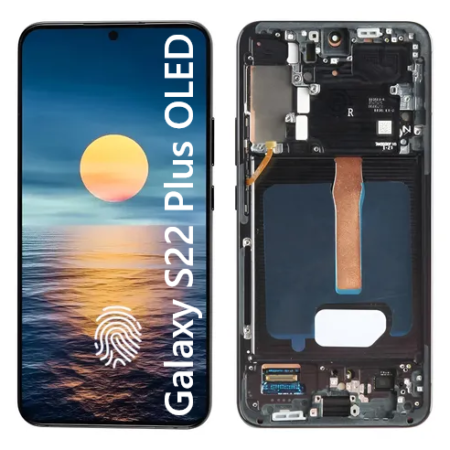 Pantalla Para Samsung S22 Plus OLED Con Marco Negro + Instalacion