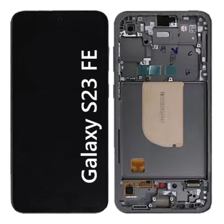 Pantalla Para Samsung S23 FE ORI Con Marco Negro + Instalacion