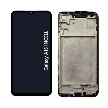 Pantalla Para Samsung A15 INCELL Con Marco Negro + Instalacion