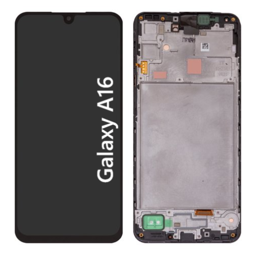 Pantalla Para Samsung A16 4G ORI Con Marco Negro + Instalacion