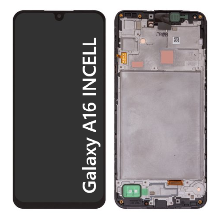 Pantalla Para Samsung A16 4G INCELL Con Marco Negro + Instalacion