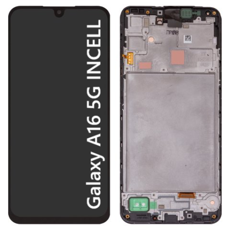 Pantalla Para Samsung A16 5G INCELL Con Marco Negro + Instalacion
