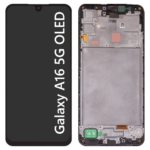 Pantalla Para Samsung A16 5G OLED Con Marco Negro + Instalacion