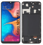 Pantalla Para Samsung A20 INCELL Con Marco Negro + Instalacion