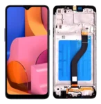 Pantalla Para Samsung A20S ORI Con Marco Negro + Instalacion