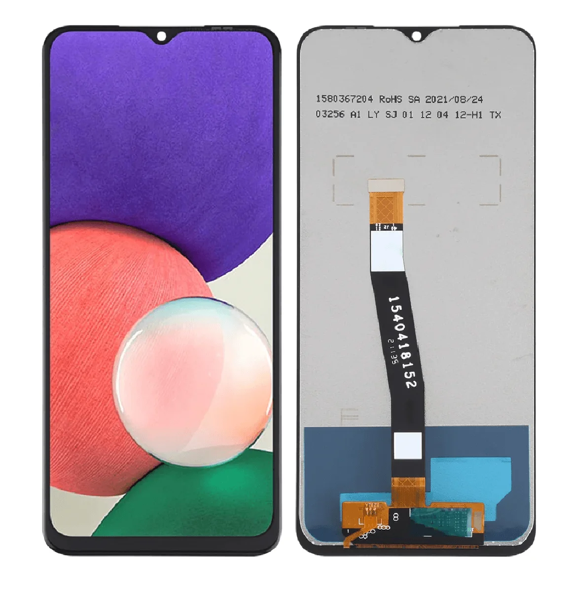 samsung a22 5g Pantalla Para Samsung A22 5G ORI Negro + Instalacion - Imagen 1