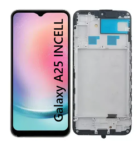 Pantalla Para Samsung A25 INCELL Con Marco Negro + Instalacion
