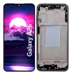 Pantalla Para Samsung A26 ORI Con Marco Negro + Instalacion