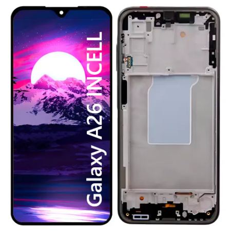 Pantalla Para Samsung A26 INCELL Con Marco Negro + Instalacion