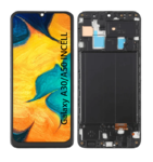 Pantalla Para Samsung A30 / A50 INCELL Con Marco Negro + Instalacion