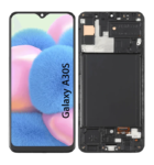 Pantalla Para Samsung A30S ORI Con Marco Negro + Instalacion
