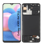 Pantalla Para Samsung A30S INCELL Con Marco Negro + Instalacion