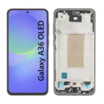 Pantalla Para Samsung A36 OLED Con Marco Negro + Instalacion