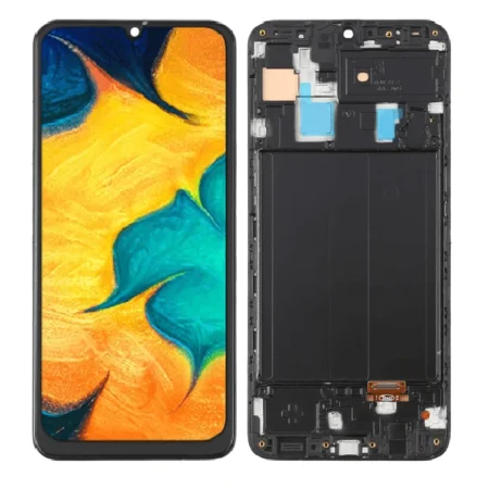 Pantalla Para Samsung A50 ORI Con Marco Negro + Instalacion