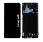 Pantalla Para Samsung A70 ORI Con Marco Negro + Instalacion