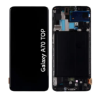 Pantalla Para Samsung A70 TOP ORI Con Marco Negro + Instalacion