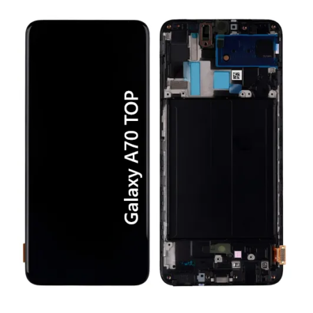 Pantalla Para Samsung A70 TOP ORI Con Marco Negro + Instalacion