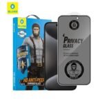 Blueo Privacy Anti-Peep Tempered Glass for iPhone 15 Pro
